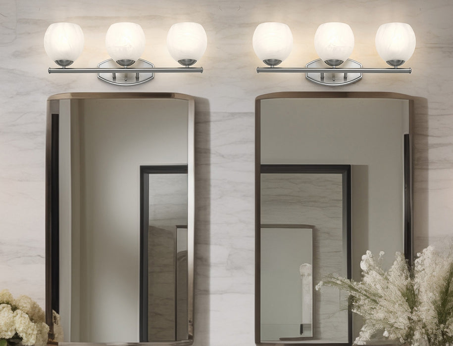 Z-Lite - 1963-3V-BN - Three Light Vanity - Colette - Brushed Nickel