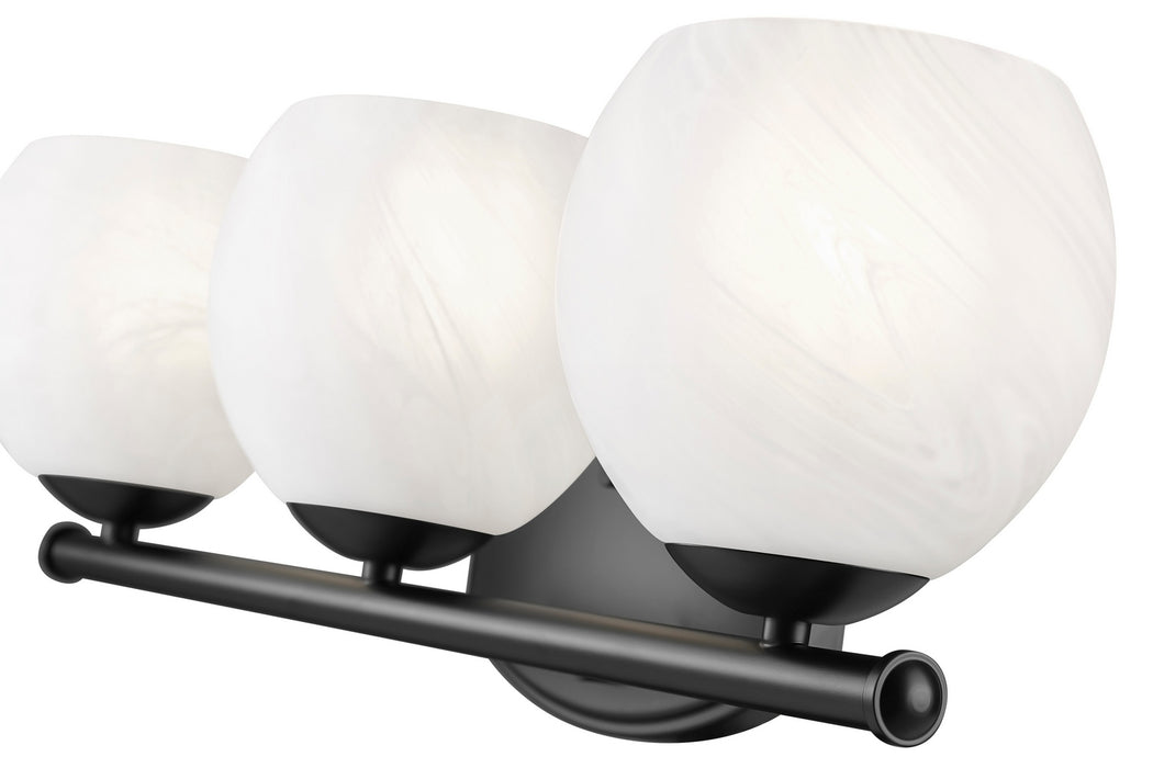 Z-Lite - 1963-3V-MB - Three Light Vanity - Colette - Matte Black