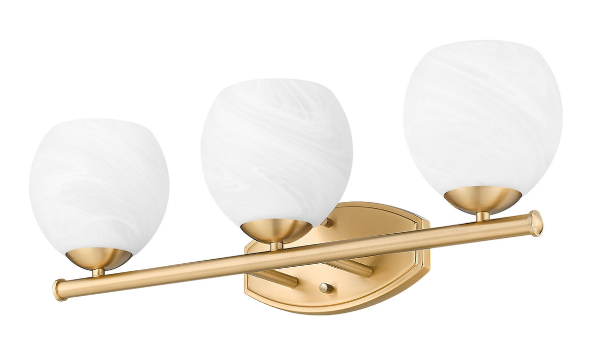 Z-Lite - 1963-3V-MGLD - Three Light Vanity - Colette - Modern Gold