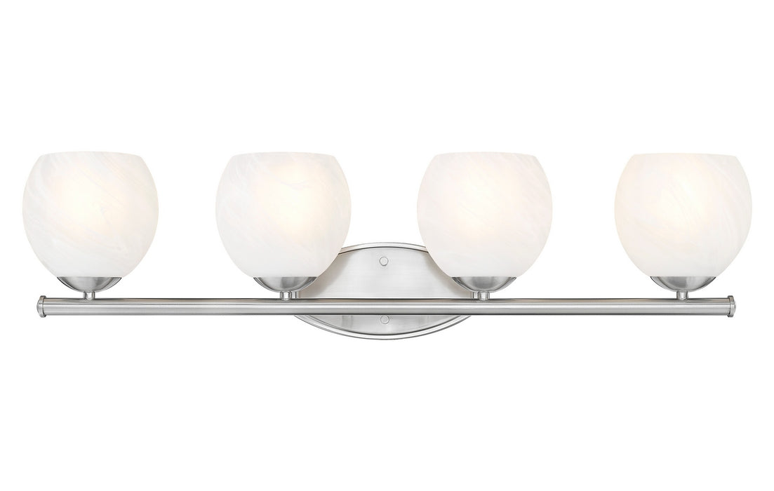 Z-Lite - 1963-4V-BN - Four Light Vanity - Colette - Brushed Nickel