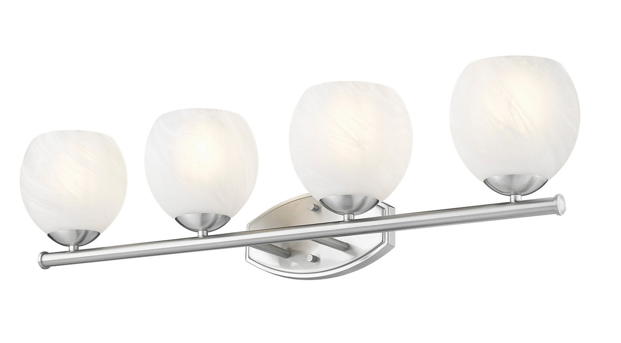 Z-Lite - 1963-4V-BN - Four Light Vanity - Colette - Brushed Nickel
