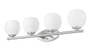 Z-Lite - 1963-4V-BN - Four Light Vanity - Colette - Brushed Nickel