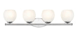 Z-Lite - 1963-4V-CH - Four Light Vanity - Colette - Chrome