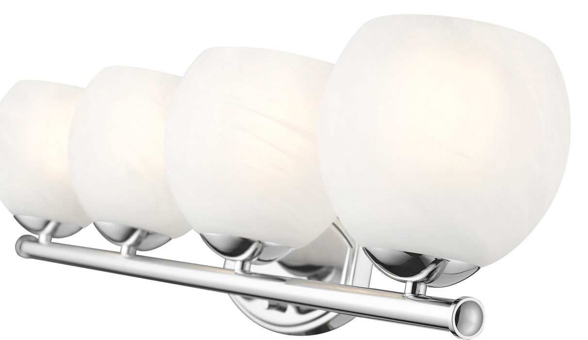 Z-Lite - 1963-4V-CH - Four Light Vanity - Colette - Chrome