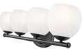 Z-Lite - 1963-4V-MB - Four Light Vanity - Colette - Matte Black