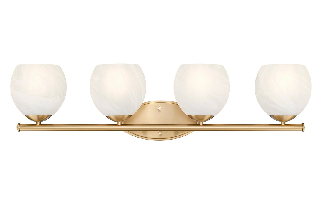 Z-Lite - 1963-4V-MGLD - Four Light Vanity - Colette - Modern Gold