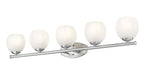 Z-Lite - 1963-5V-BN - Five Light Vanity - Colette - Brushed Nickel