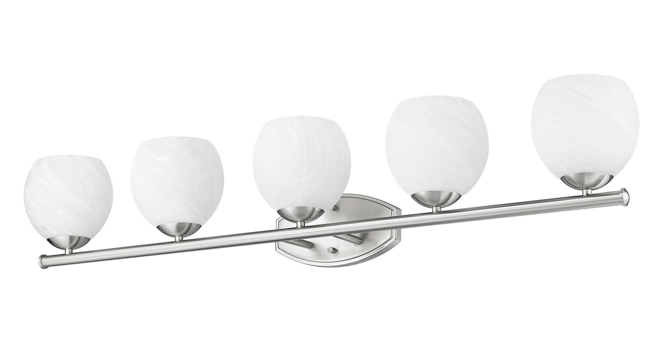 Z-Lite - 1963-5V-BN - Five Light Vanity - Colette - Brushed Nickel