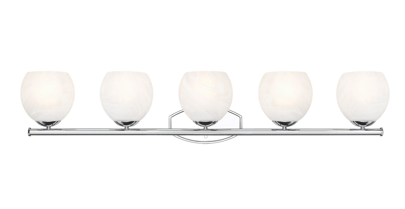 Z-Lite - 1963-5V-CH - Five Light Vanity - Colette - Chrome