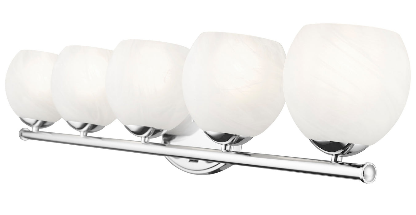 Z-Lite - 1963-5V-CH - Five Light Vanity - Colette - Chrome