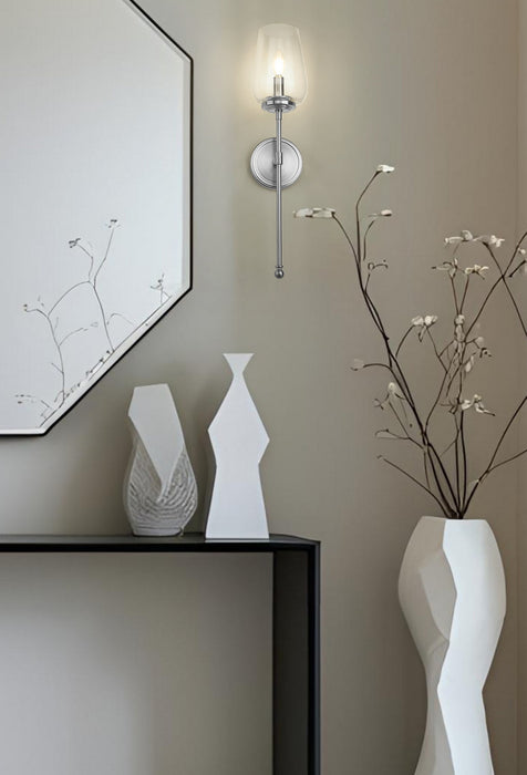 Z-Lite - 2012-1S-BN - One Light Wall Sconce - Dominique - Brushed Nickel