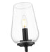 Z-Lite - 2012-1S-MB - One Light Wall Sconce - Dominique - Matte Black