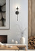 Z-Lite - 2012-1S-MB - One Light Wall Sconce - Dominique - Matte Black