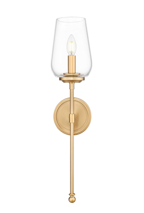 Z-Lite - 2012-1S-MGLD - One Light Wall Sconce - Dominique - Modern Gold