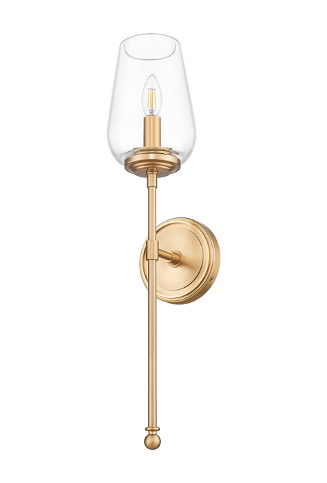 Z-Lite - 2012-1S-MGLD - One Light Wall Sconce - Dominique - Modern Gold