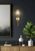 Z-Lite - 2012-1S-MGLD - One Light Wall Sconce - Dominique - Modern Gold