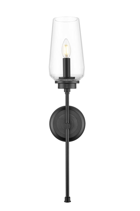 Z-Lite - 2013-1S-MB - One Light Wall Sconce - Clara - Matte Black