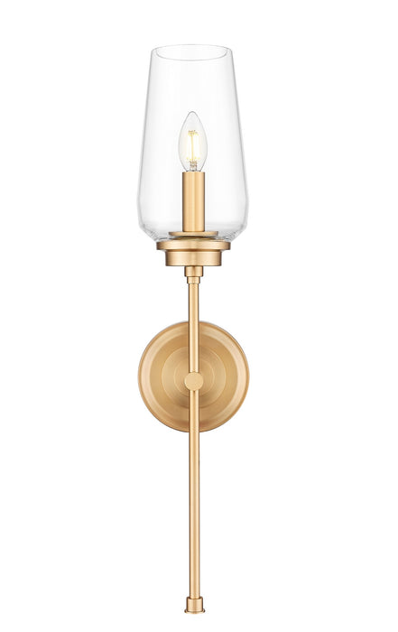 Z-Lite - 2013-1S-MGLD - One Light Wall Sconce - Clara - Modern Gold