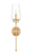 Z-Lite - 2013-1S-MGLD - One Light Wall Sconce - Clara - Modern Gold