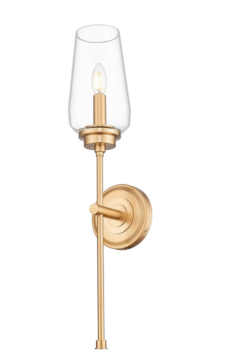 Z-Lite - 2013-1S-MGLD - One Light Wall Sconce - Clara - Modern Gold