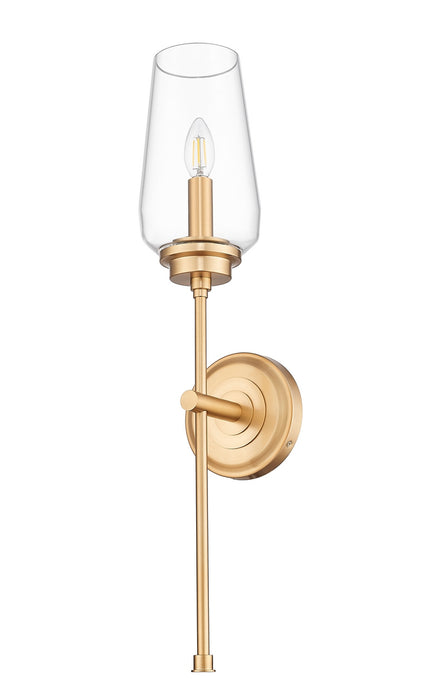 Z-Lite - 2013-1S-MGLD - One Light Wall Sconce - Clara - Modern Gold