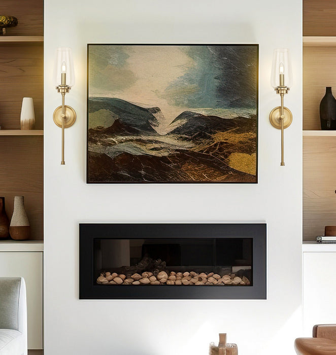 Z-Lite - 2013-1S-MGLD - One Light Wall Sconce - Clara - Modern Gold