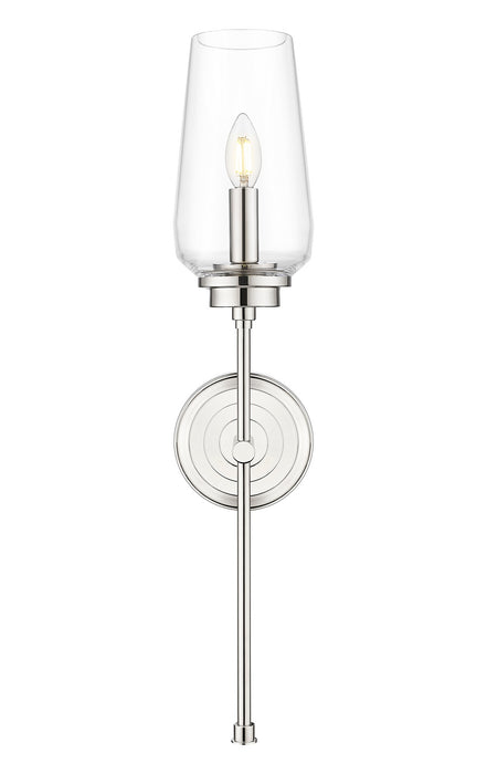Z-Lite - 2013-1S-PN - One Light Wall Sconce - Clara - Polished Nickel