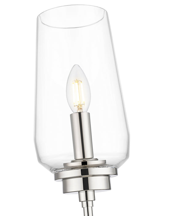 Z-Lite - 2013-1S-PN - One Light Wall Sconce - Clara - Polished Nickel