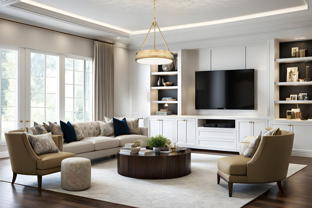 Z-Lite - 3046P22-MGLD-LED - LED Pendant - Quinn - Modern Gold