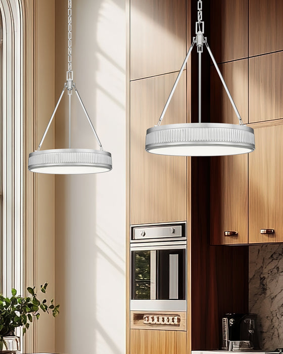 Z-Lite - 3046P22-SN-LED - LED Pendant - Quinn - Satin Nickel