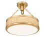 Z-Lite - 3046SF15-MGLD-LED - LED Semi Flush Mount - Quinn - Modern Gold