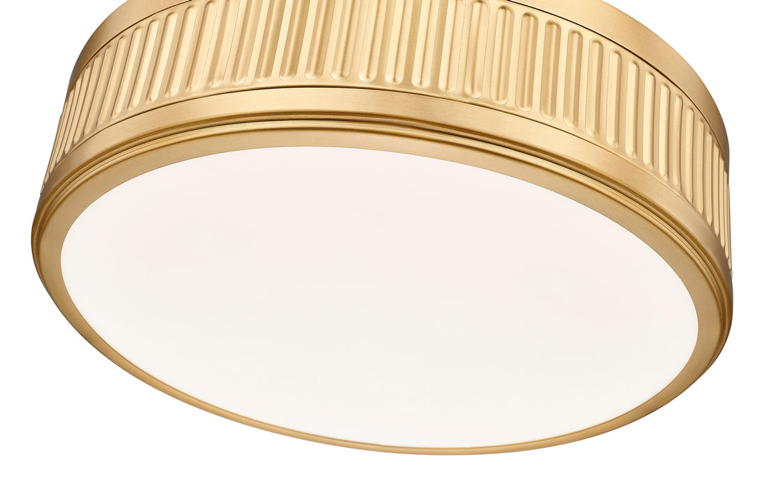 Z-Lite - 3046SF15-MGLD-LED - LED Semi Flush Mount - Quinn - Modern Gold