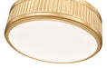 Z-Lite - 3046SF15-MGLD-LED - LED Semi Flush Mount - Quinn - Modern Gold