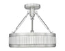 Z-Lite - 3046SF15-SN-LED - LED Semi Flush Mount - Quinn - Satin Nickel