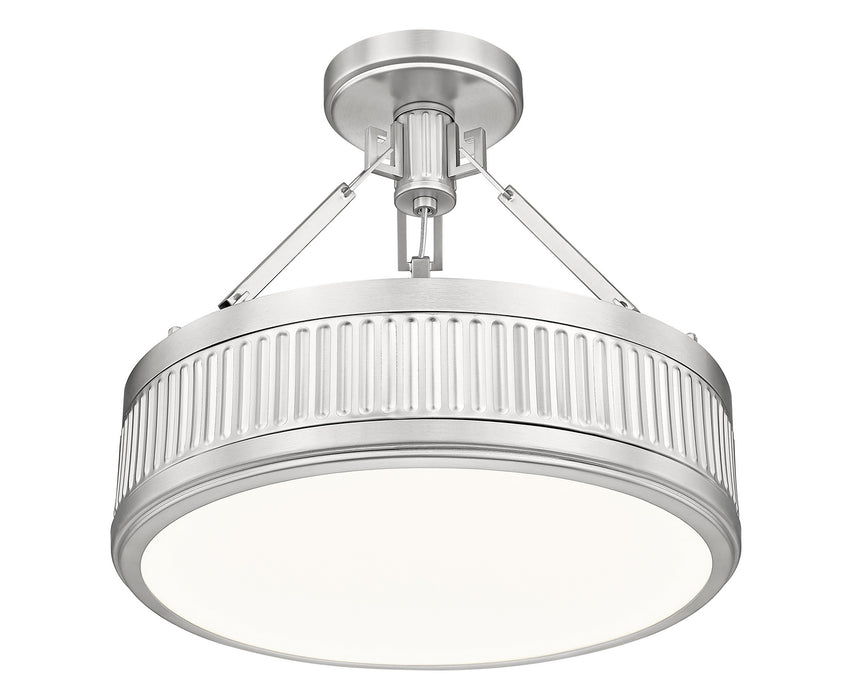 Z-Lite - 3046SF15-SN-LED - LED Semi Flush Mount - Quinn - Satin Nickel