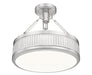 Z-Lite - 3046SF15-SN-LED - LED Semi Flush Mount - Quinn - Satin Nickel