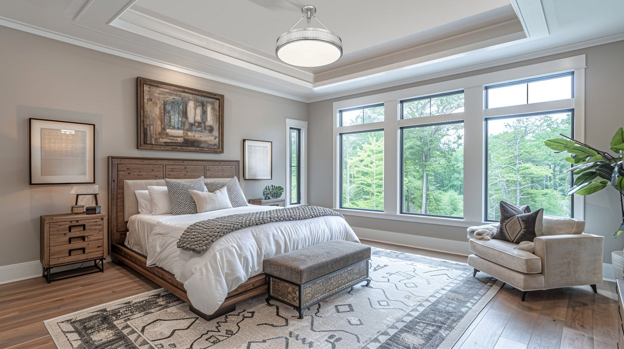 Z-Lite - 3046SF22-SN-LED - LED Semi Flush Mount - Quinn - Satin Nickel