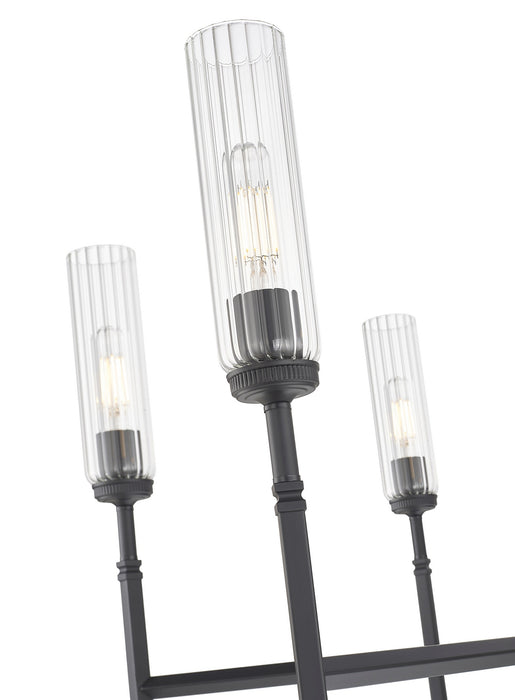 Z-Lite - 3047-6MB - Six Light Chandelier - Esme - Matte Black