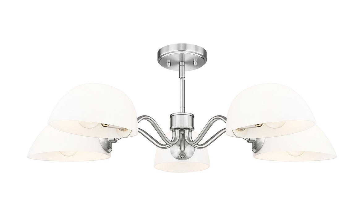Z-Lite - 3048-5BN - Five Light Chandelier - Breton - Brushed Nickel