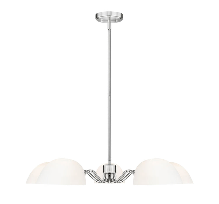 Z-Lite - 3048-5BN - Five Light Chandelier - Breton - Brushed Nickel
