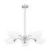 Z-Lite - 3048-5BN - Five Light Chandelier - Breton - Brushed Nickel