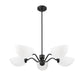 Z-Lite - 3048-5MB - Five Light Chandelier - Breton - Matte Black