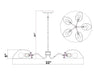 Z-Lite - 3048-5MB - Five Light Chandelier - Breton - Matte Black