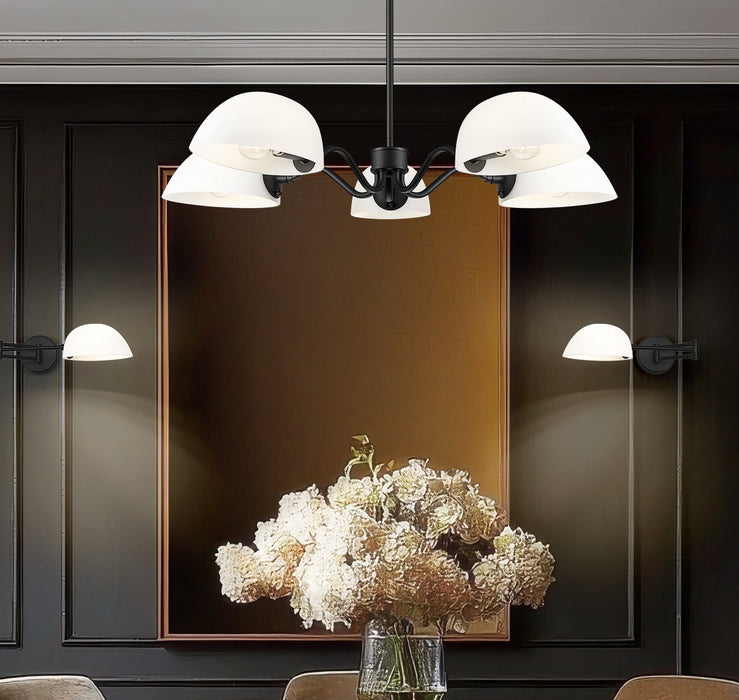 Z-Lite - 3048-5MB - Five Light Chandelier - Breton - Matte Black