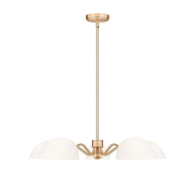 Z-Lite - 3048-5MGLD - Five Light Chandelier - Breton - Modern Gold