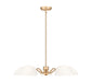 Z-Lite - 3048-5MGLD - Five Light Chandelier - Breton - Modern Gold