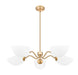 Z-Lite - 3048-5MGLD - Five Light Chandelier - Breton - Modern Gold