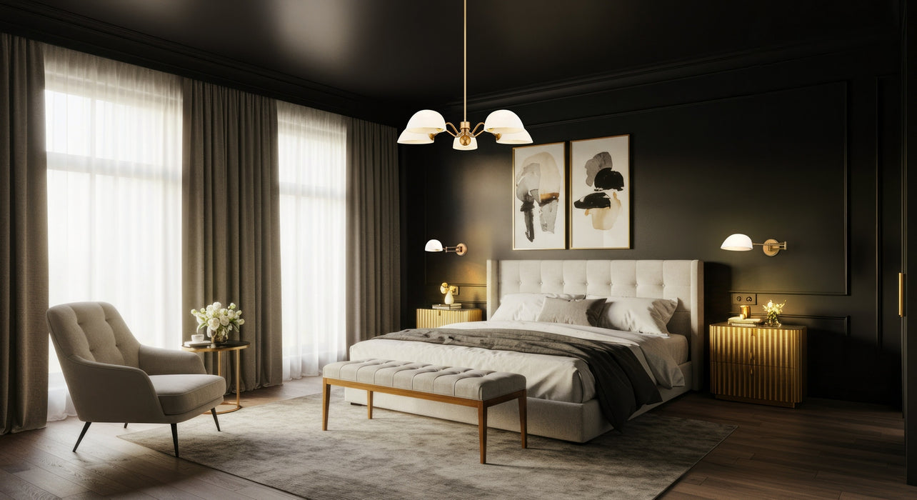 Z-Lite - 3048-5MGLD - Five Light Chandelier - Breton - Modern Gold