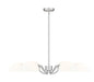 Z-Lite - 3048-6BN - Six Light Chandelier - Breton - Brushed Nickel