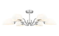 Z-Lite - 3048-6BN - Six Light Chandelier - Breton - Brushed Nickel